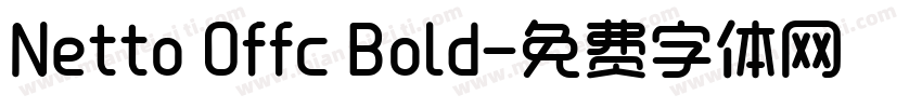 Netto Offc Bold字体转换